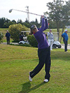 Golf Holiday News, Tunisia Golf Festival, competitor teeing off